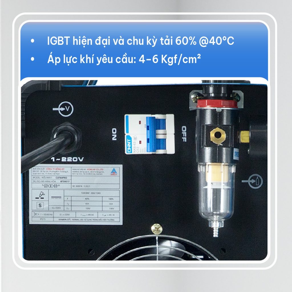 Máy cắt Plasma Hồng Ký CUT60PRO