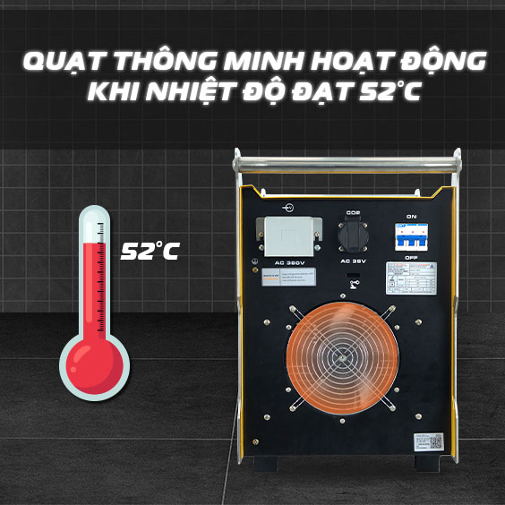 Máy hàn điện tử MIG Hồng Ký HKMIG350