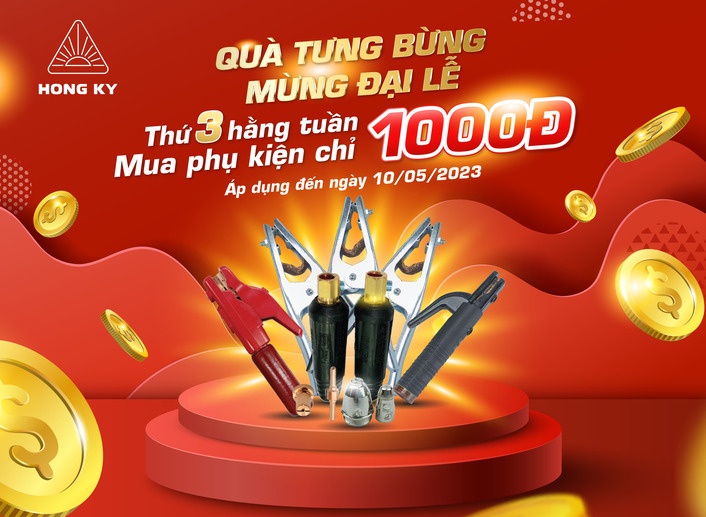 QUÀ TƯNG BỪNG – MỪNG ĐẠI LỄ: Mua phụ kiện chỉ 1.000đ vào thứ 3 hằng tuần