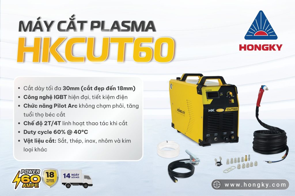 02 Máy cắt Plasma Hồng Ký HKCUT60