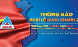 HỒNG KÝ thông báo lịch nghỉ lễ Quốc khánh 2-9