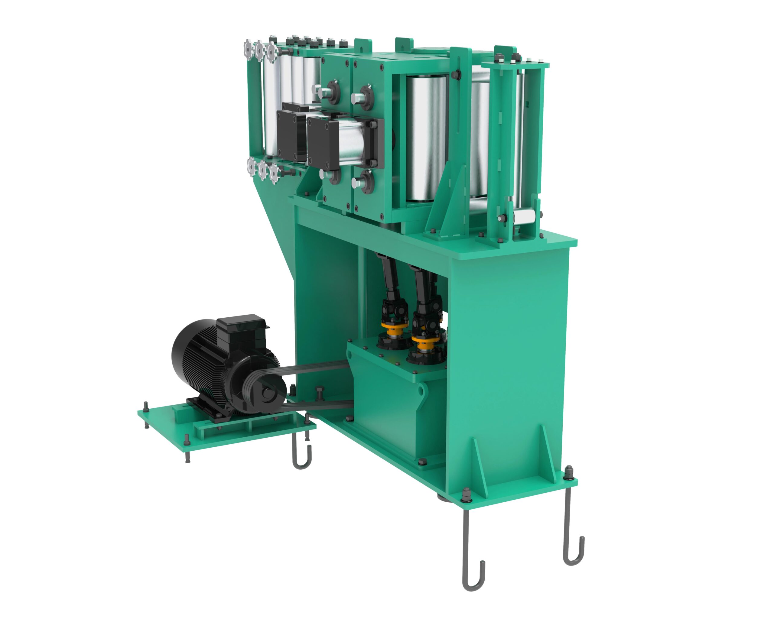 Máy cán ống thép Hồng Ký HK-S32 sản xuất ống thép hàn cao tần với năng suất cao và chất lượng đồng đều.