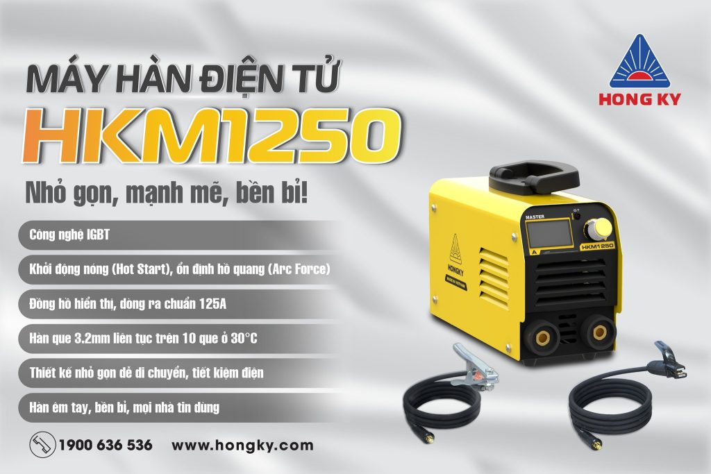 Máy hàn điện tử Hồng Ký MMA HKM1250