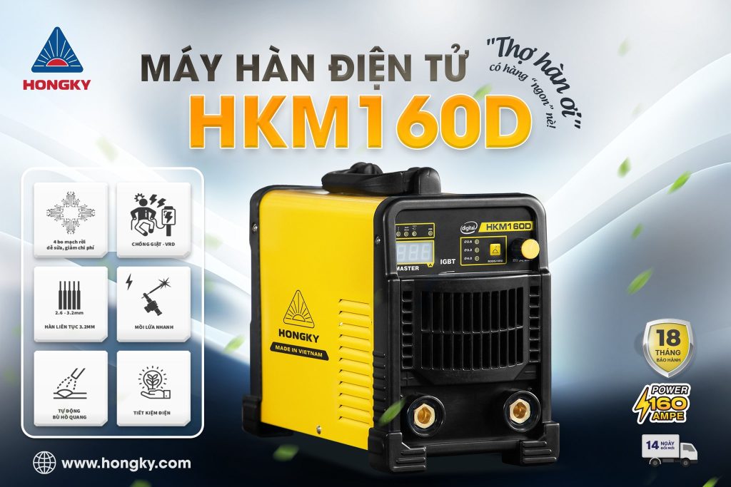 Máy hàn điện tử Hồng Ký MMA Digital Hồng Ký HKM160D