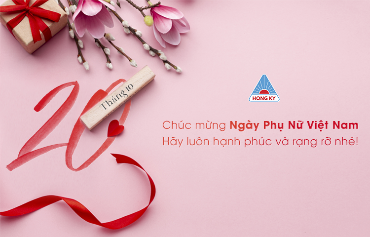Hồng Ký chúc mừng Ngày phụ nữ Việt Nam 20-10