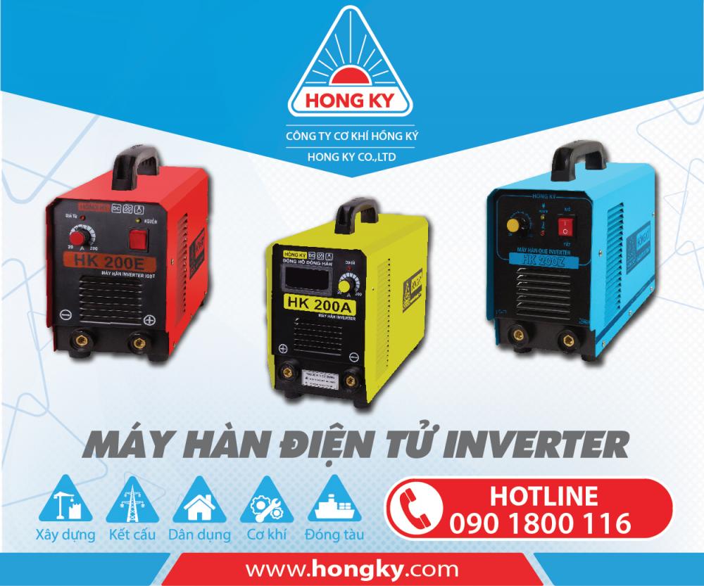Máy hàn điện tử Hồng Ký tiết kiệm một nửa tiền điện