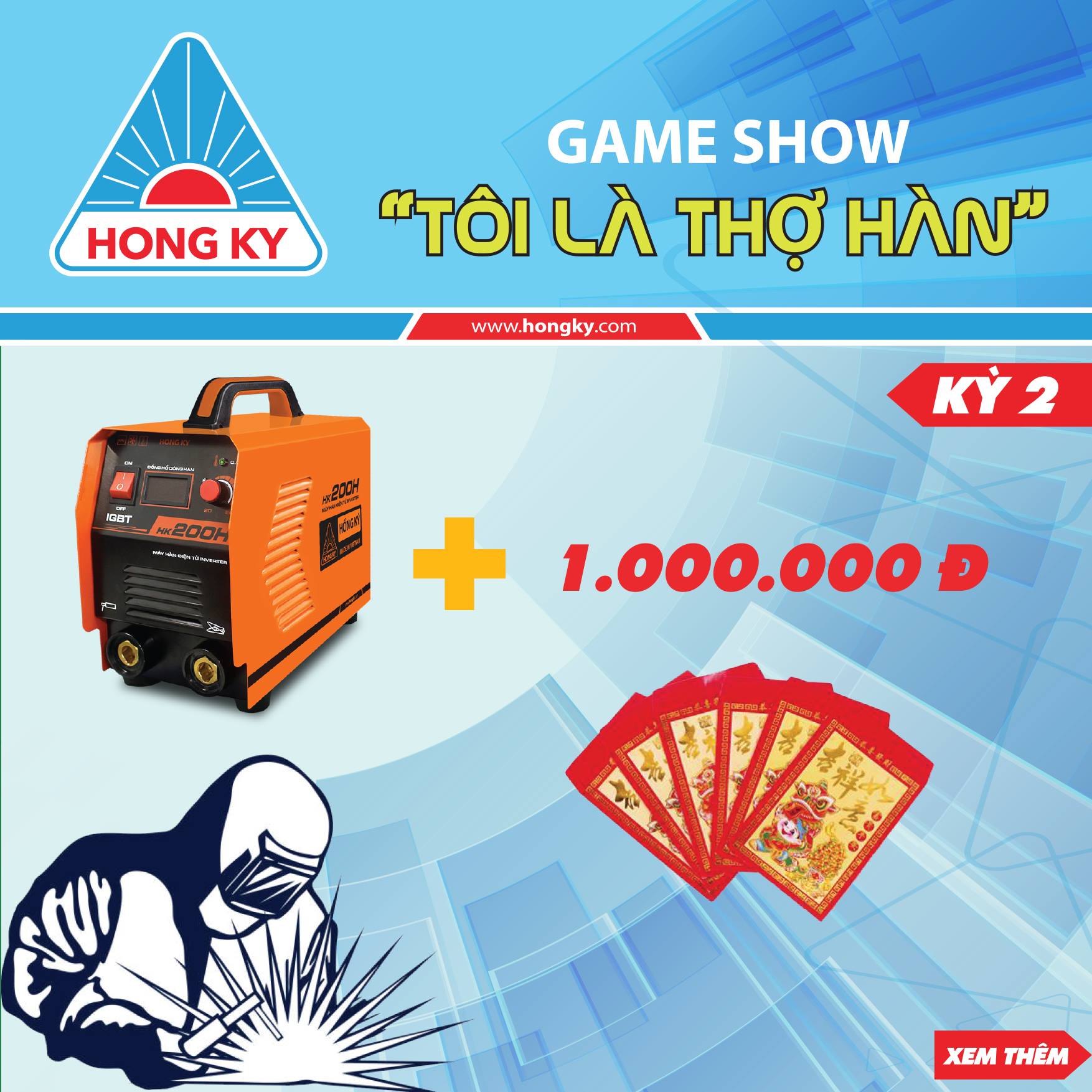 Hồng Ký tiếp tục khởi tranh game show "Tôi là thợ hàn" lần 2