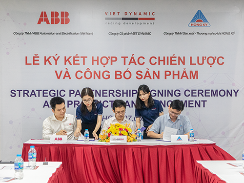 Hồng Ký hợp tác chiến lược với tập đoàn Robot ABB và Viet Dynamic