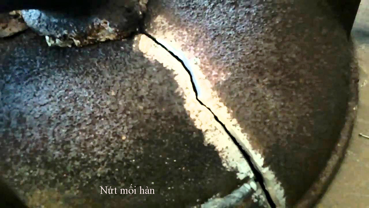 Cách khắc phục vết nứt mối hàn