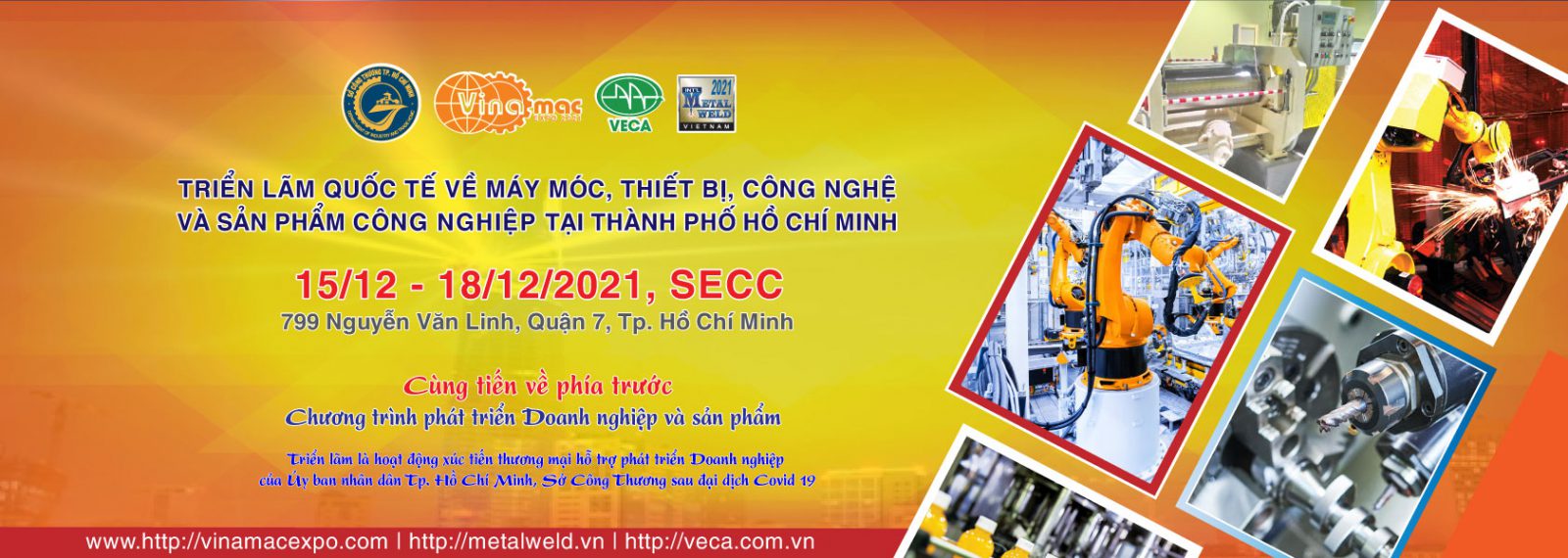 Hồng Ký tham gia Triển lãm Quốc tế Vinamac Expo 2021 tại TP.HCM
