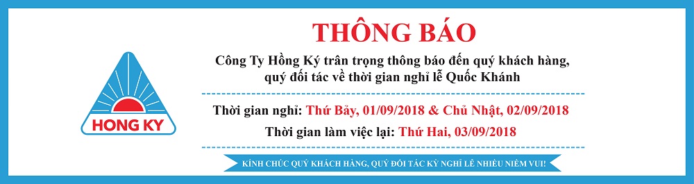 Hồng Ký thông báo lịch nghỉ Quốc Khánh 2-9
