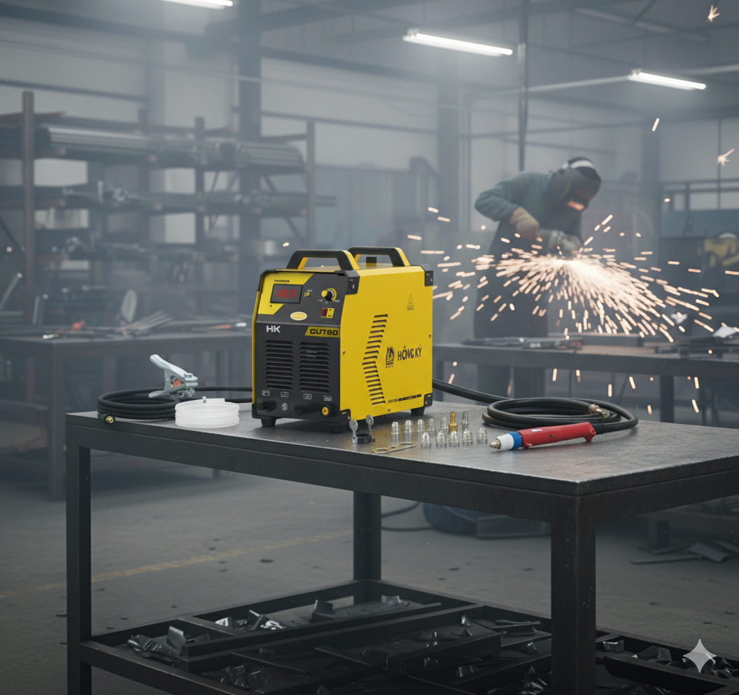 Máy cắt Plasma HKCUT60 – Cắt khỏe, chính xác cho xưởng cơ khí