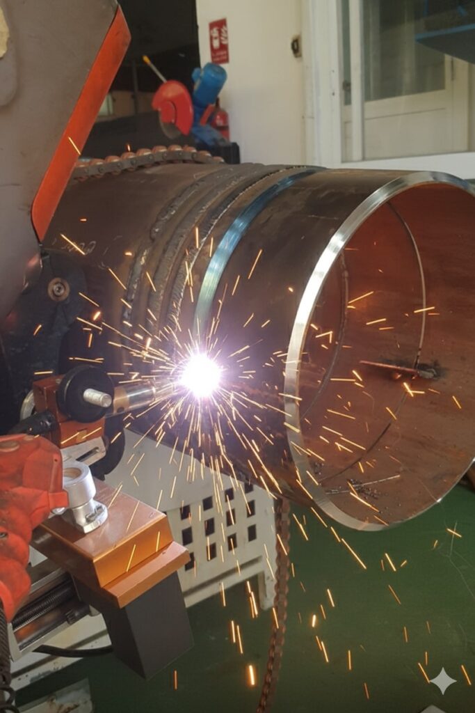 Giải pháp hàn ống bằng rùa hàn