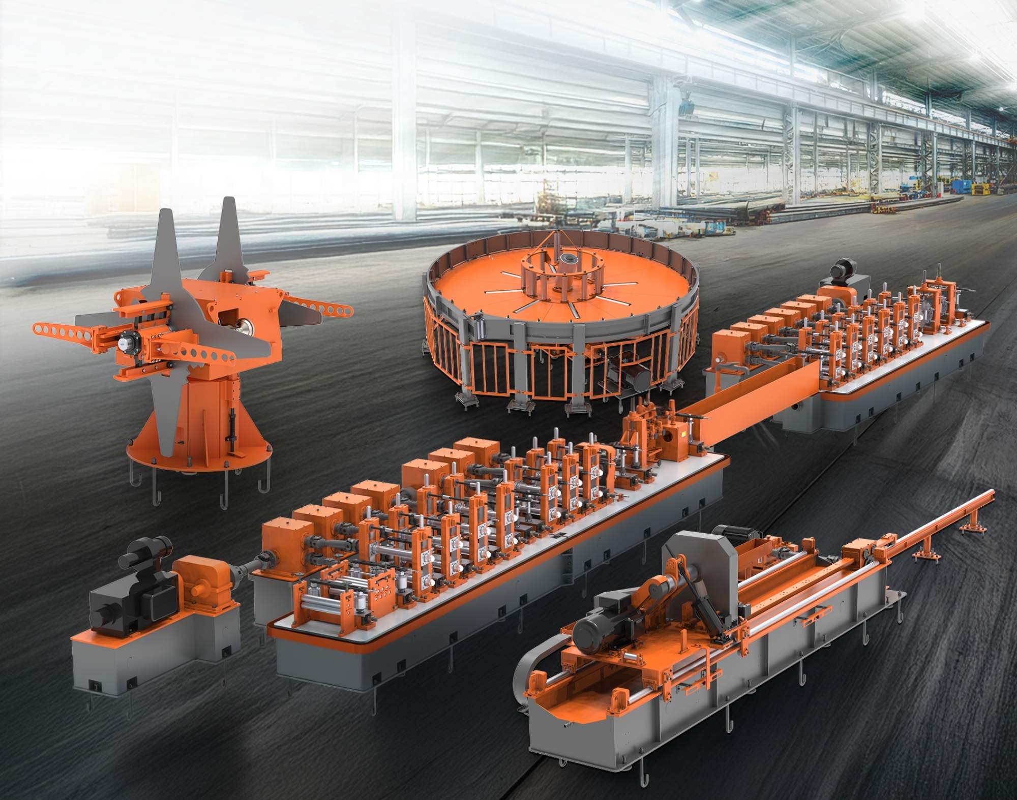 Ảnh bìa video máy cán ống thép HK-S127 Hồng Ký