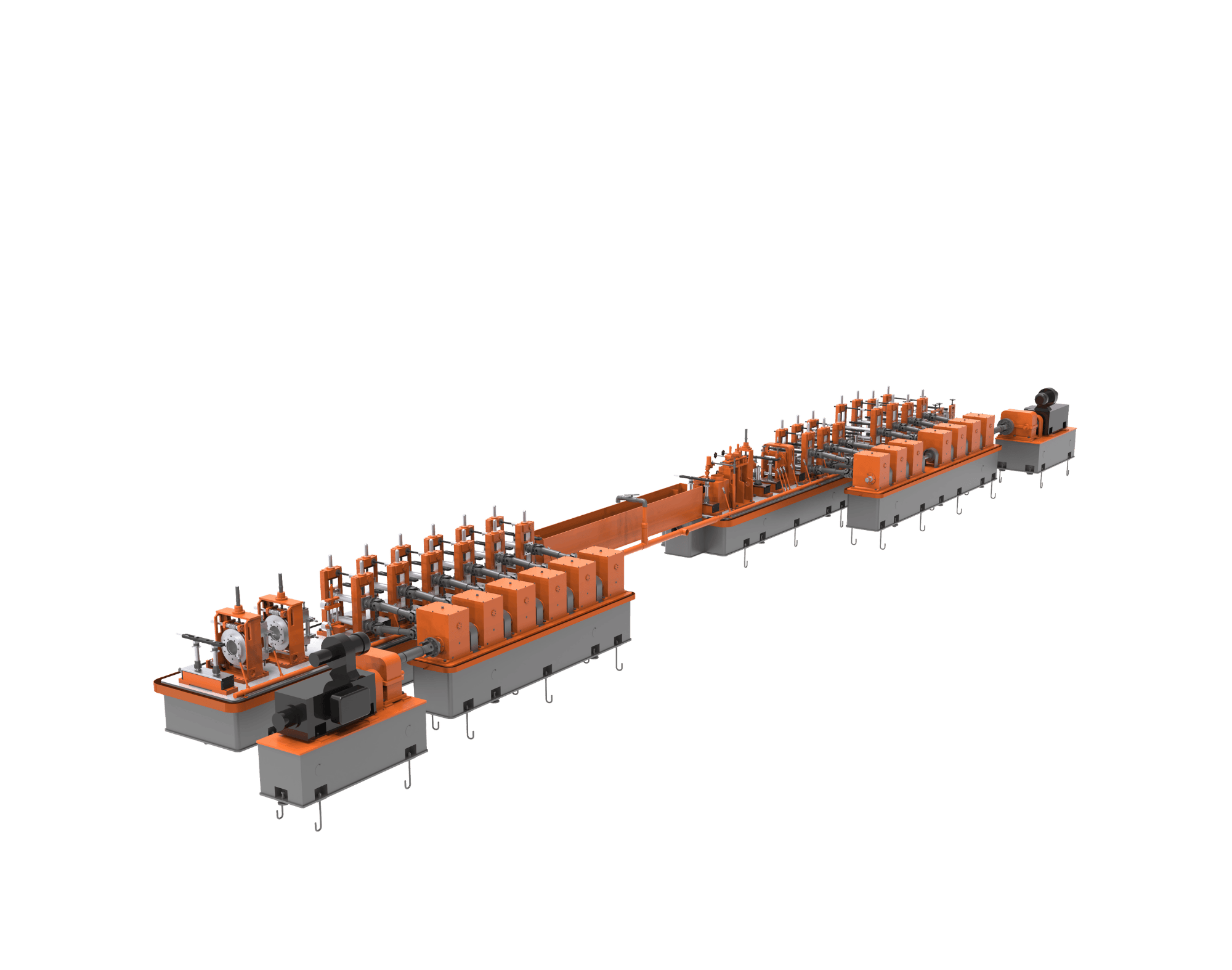 Cụm tạo hình ống thép