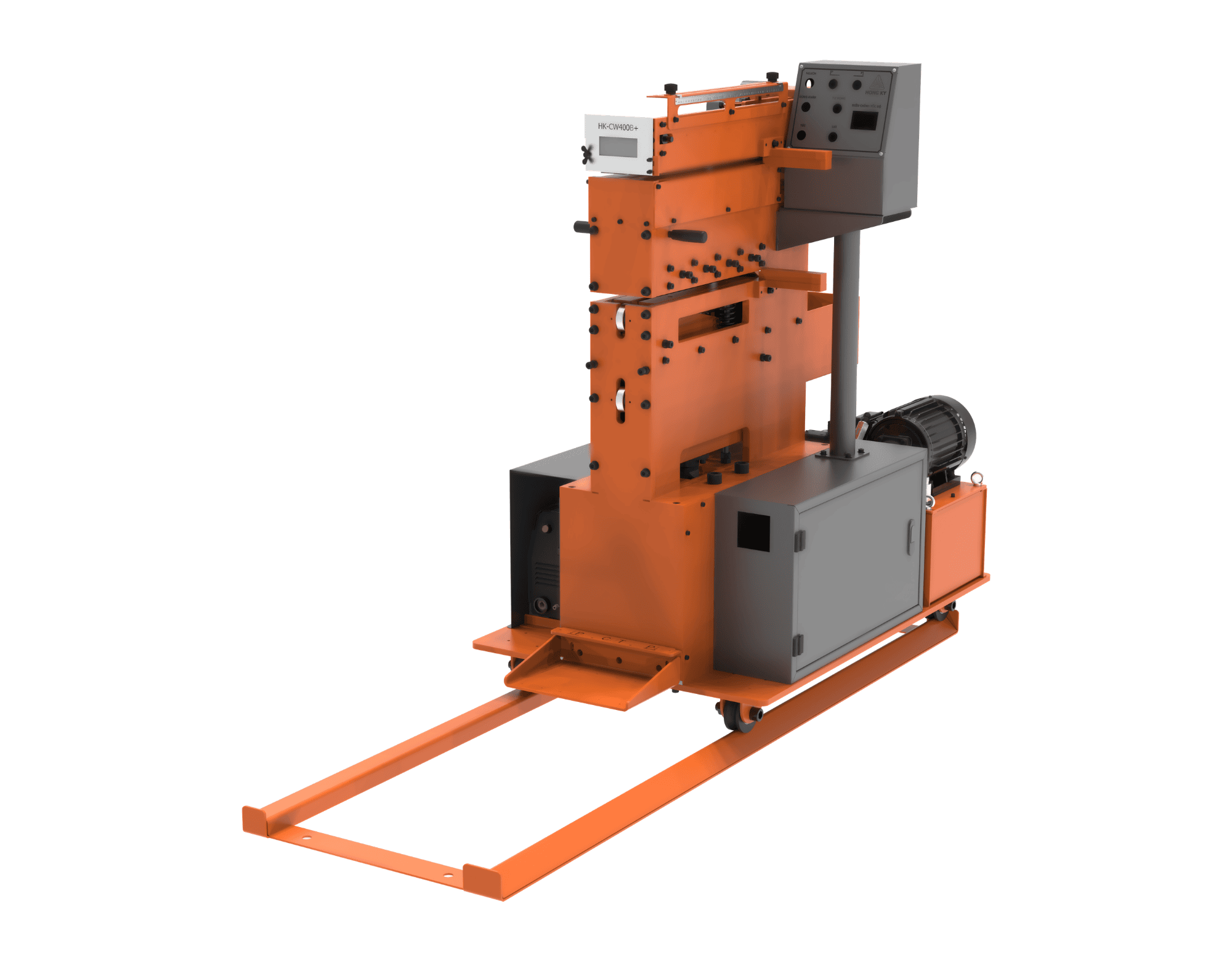 Máy cắt và hàn nối tôn bằng khí nén