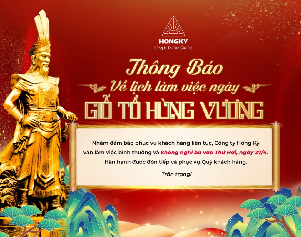 thông báo làm việc lễ giỗ tổ hùng vương