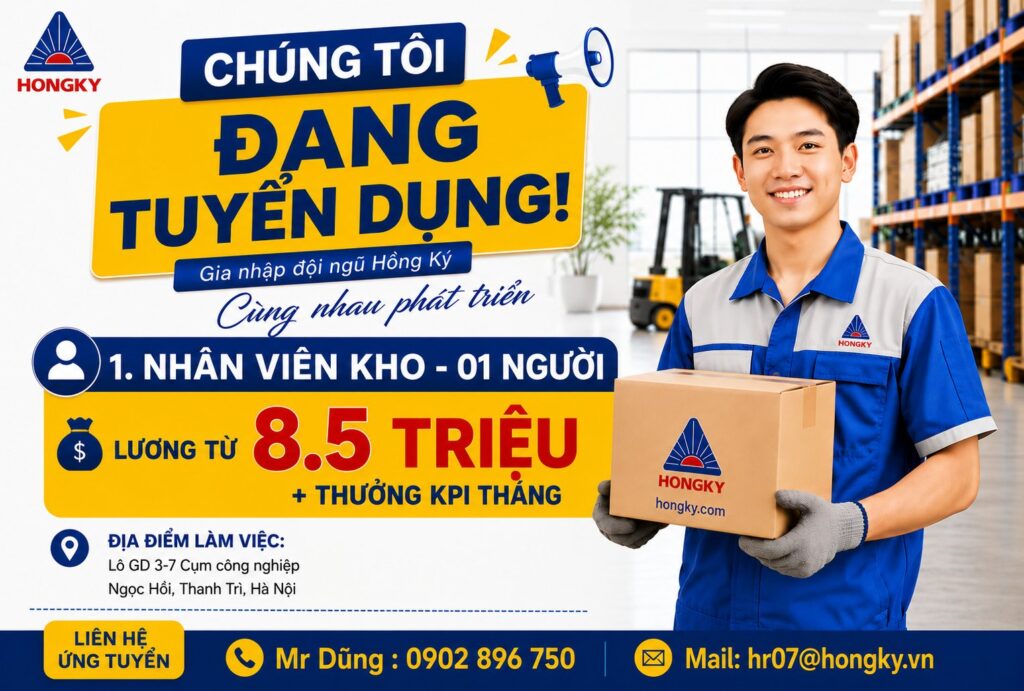 Tuyển dụng phụ kho tại Hà Nội