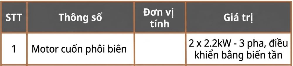 Máy xả băng không hố bù Hồng Ký