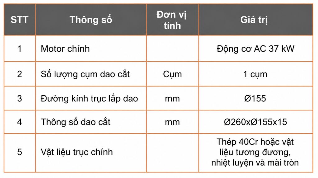 máy xả băng không hố bù Hồng Ký 