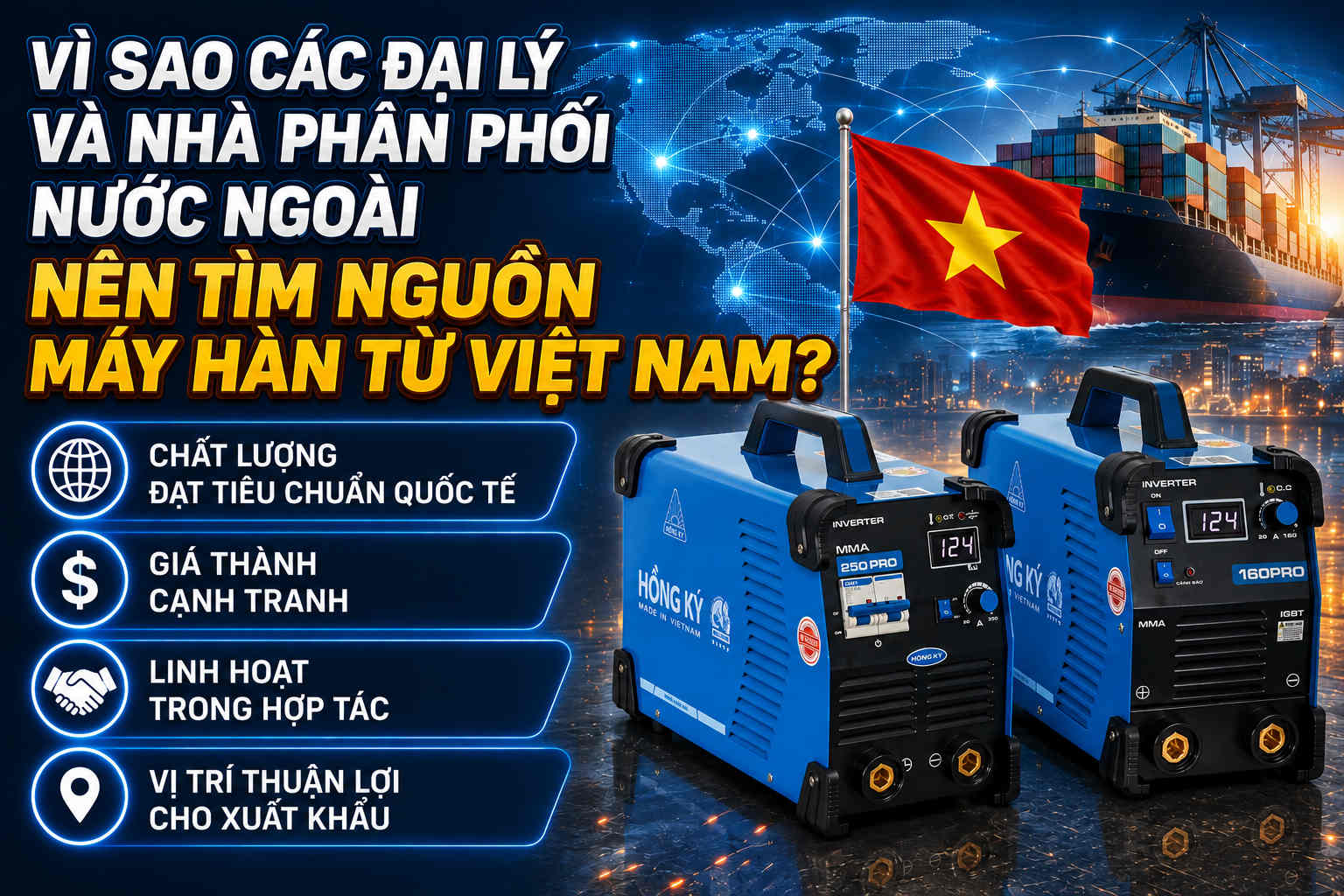 Vì Sao Nên Nhập Máy Hàn Từ Nhà Sản Xuất Việt Nam?