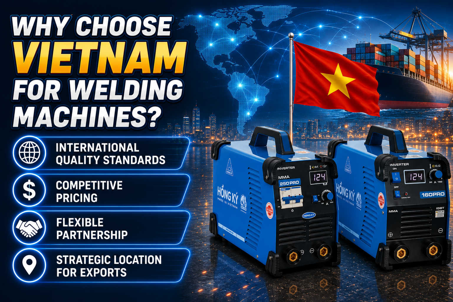 Why choose Vietnam for welding machines?