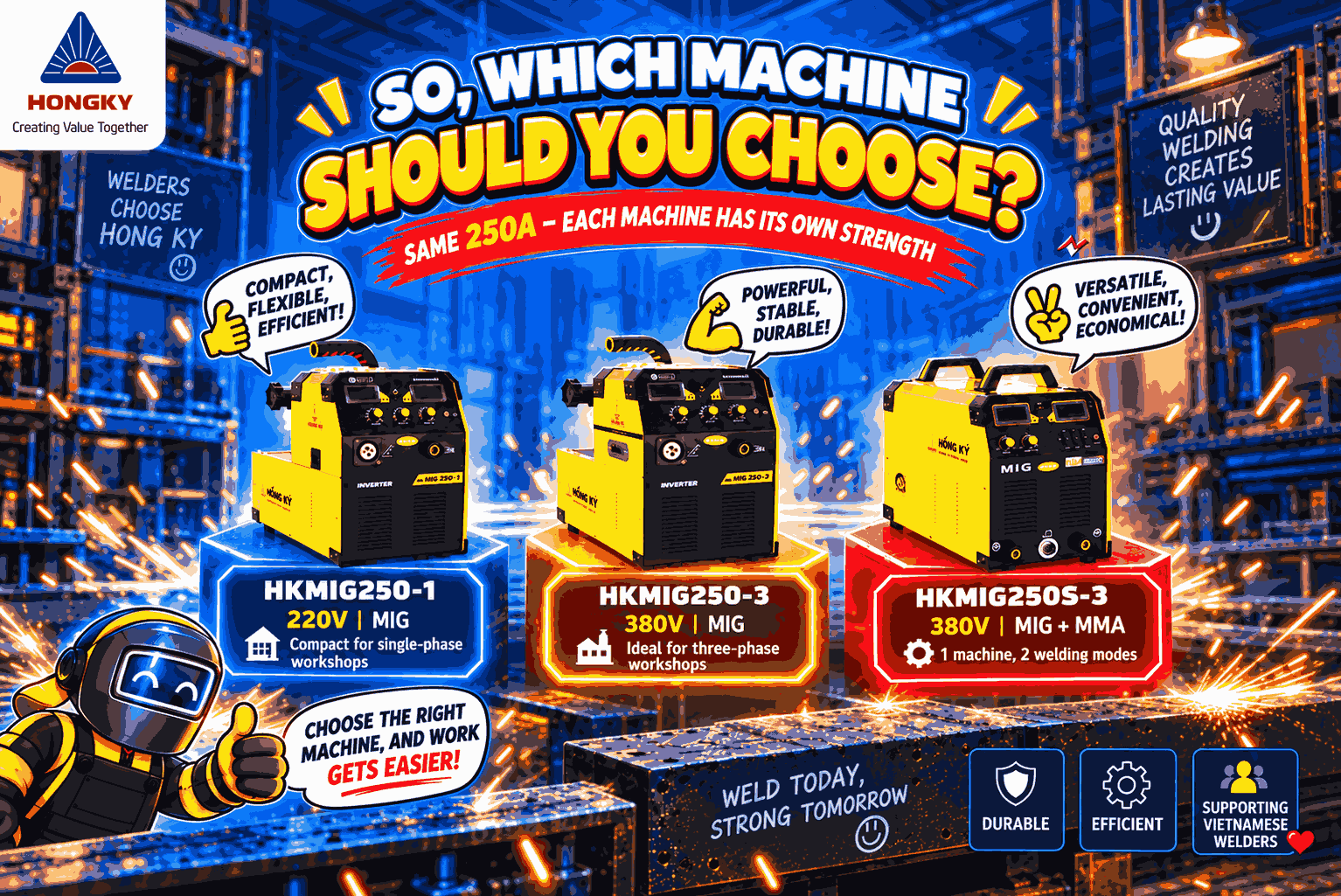 Pick the right machine for the right deal—no need to stress!