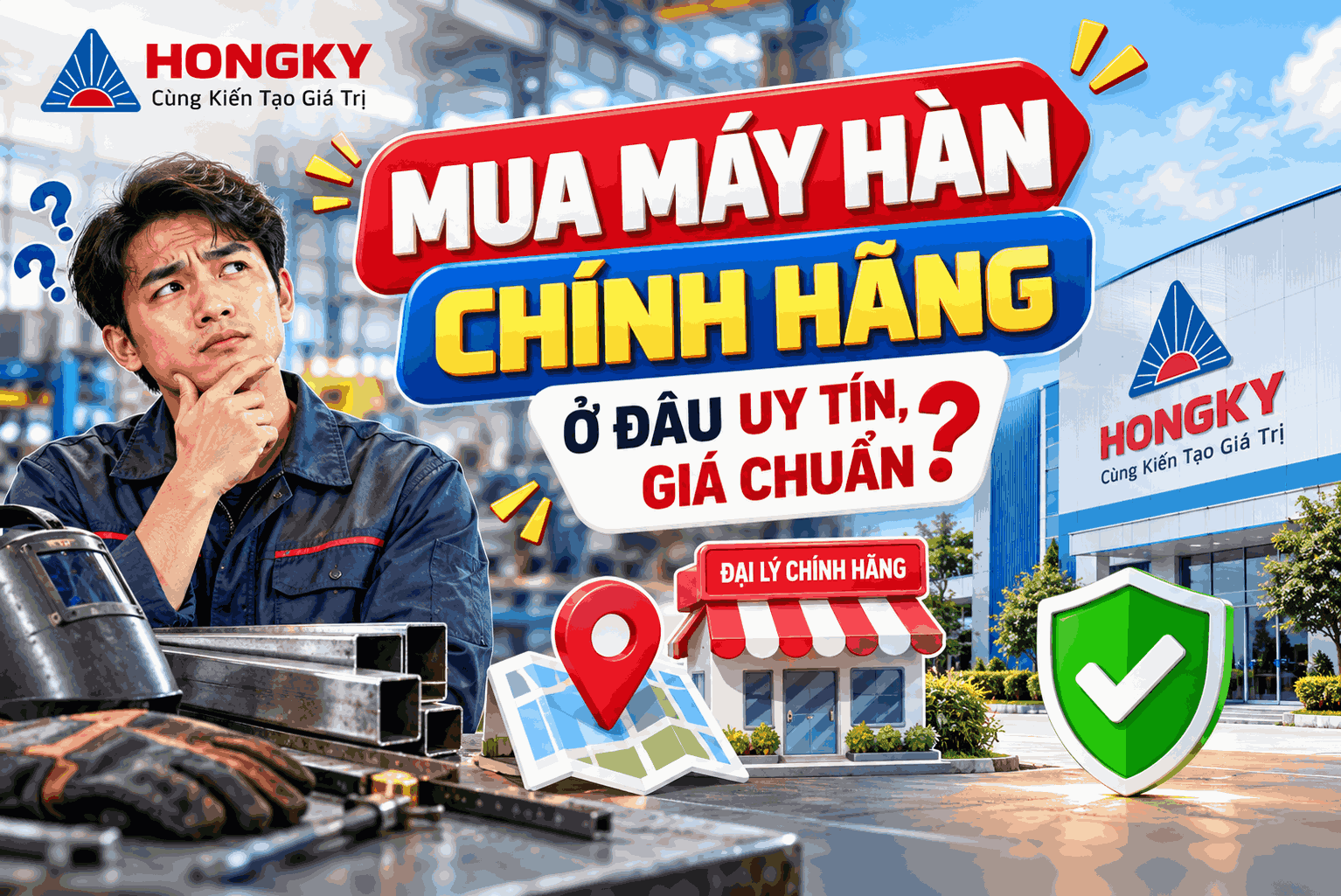 Mua Máy Hàn Chính Hãng Ở Đâu Uy Tín, Giá Chuẩn? Hướng Dẫn Phân Biệt Chi Tiết