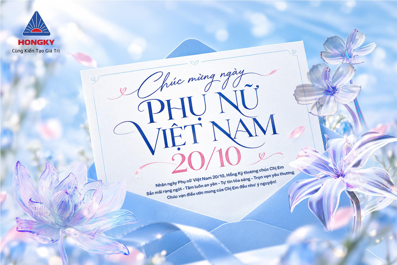 Hồng Ký chúc mừng Ngày Phụ nữ Việt Nam 20/10 – Tôn vinh những đóa hoa rực rỡ