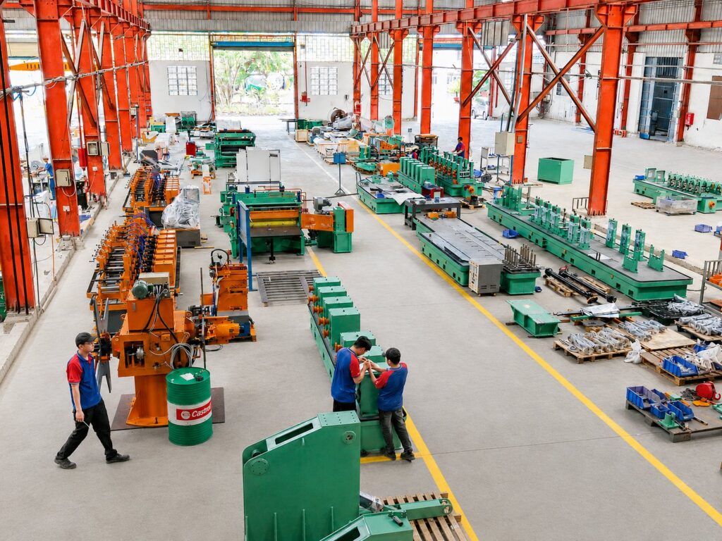 Các loại máy cán ống thép phổ biến và ứng dụng thực tế